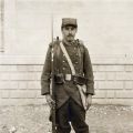 Herv LAMBERT en tenue militaire avant son dpart au front, 28 octobre 1914