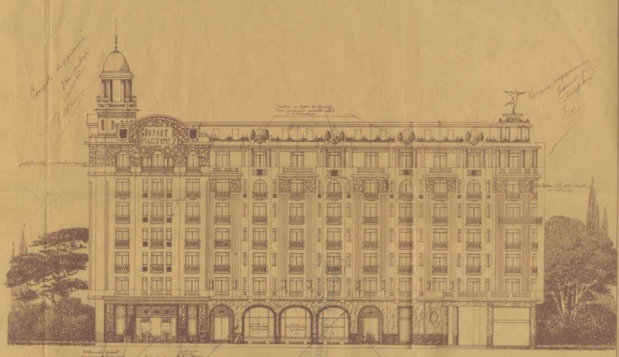 Projet de construction de l'hôtel Martinez en 1927 (5J24).jpg