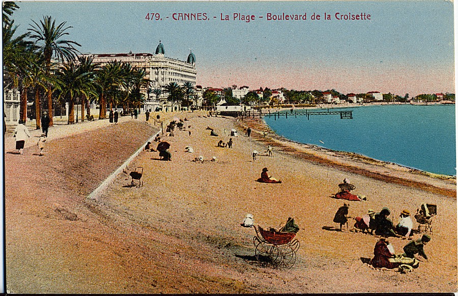Les plages de la Croisette vers 1913 (2Fi33).jpg