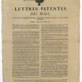 Lettres patentes du Roi concernant les personnes dtenues en vertu d'ordres particuliers en 1790 (1A1)