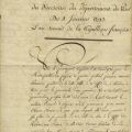 Extrait d'arrt du Directoire du Var concernant un prtre migr, 1793 (2J1_001)