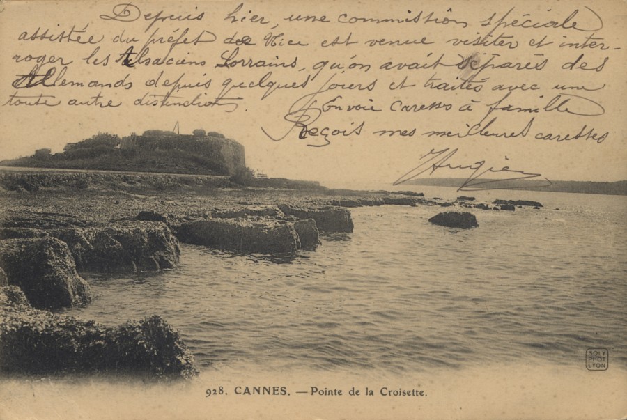 Carte postale de dcembre 1914 (recto, 40Fi32)