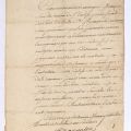 En bas de page, lettre au commandant M. de Villefort (GG14)