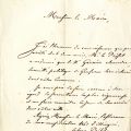 Lettre au maire  propos d'un surveill politique, 1854 (2J34)