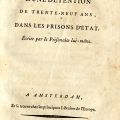 Histoire d'une dtention, 1787 (Muses de Cannes)