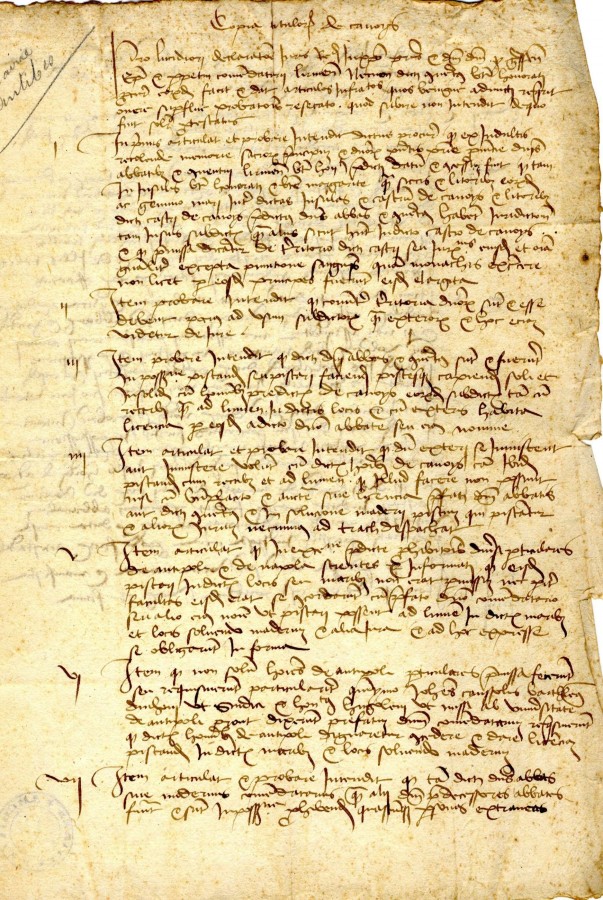 Copie du titre des Cannois, 1470, AM Antibes 22S45