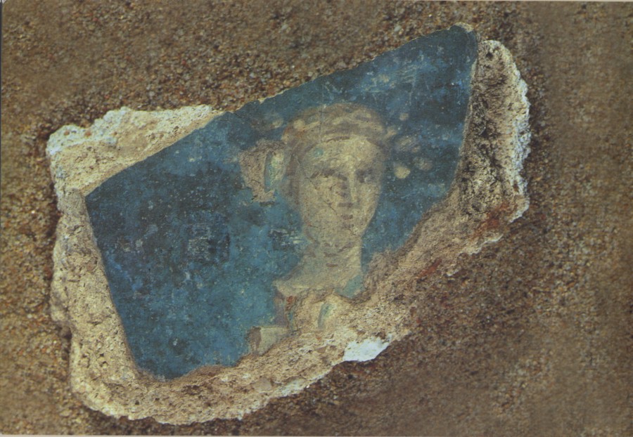 Fragment d'un Herms (fouilles de l'le Sainte Marguerite), AMC 2Fi3179  Muses