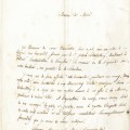 Lettre du sous-prfet relative au transfert de La Verrerie de la Napoule  La Roubine. 1854 (2F21)