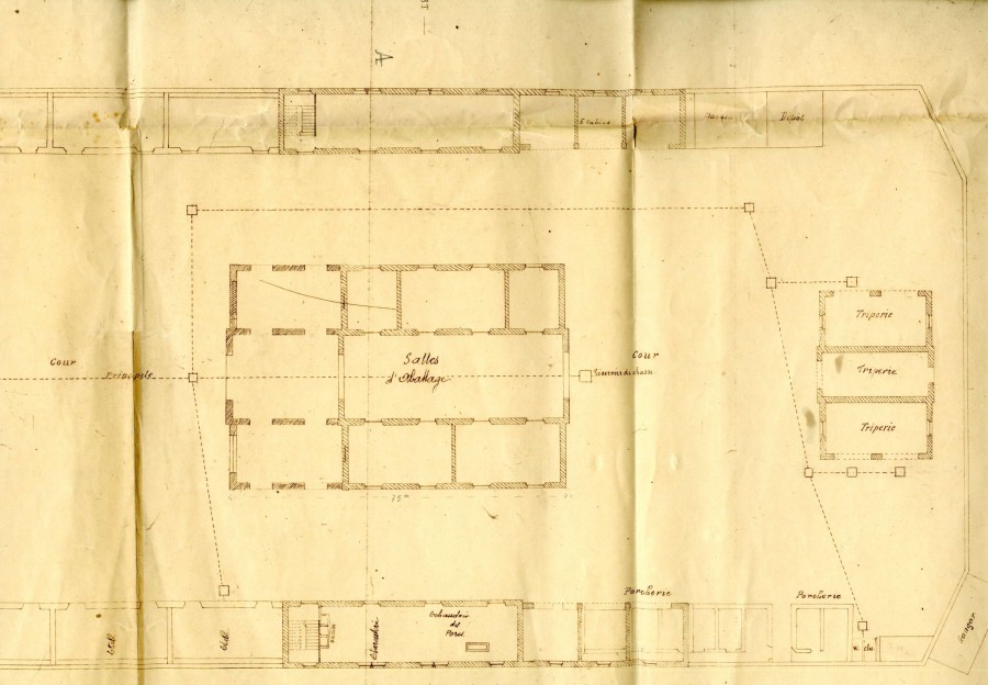 Projet des Abattoirs. 1865 (3M9)