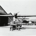 Photographie d'un hydravion devant les tablissements  Romano. 1934 (17Fi93)
