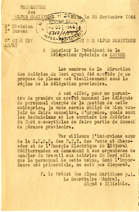 'Lettre. 1944 (2F25)