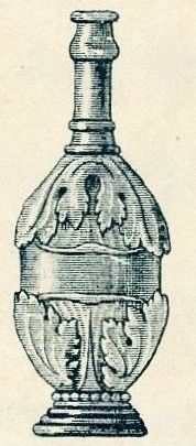 Production de la Verrerie - Flacon Amricain. Annes 1900 (4S6)