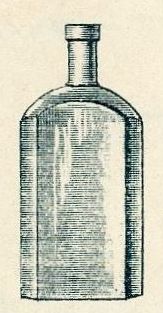 Production de la Verrerie - Flacon Anglais. Annes 1900 (4S6)