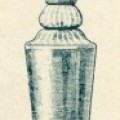 Production de la Verrerie - Flacon Conique. Annes 1900 (4S6)