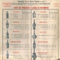 Extrait des tarifs de la production de la Verrerie. Annes 1900 (4S6)