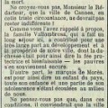 Article de presse, du Courrier Cannes, sur la mort du Marquis de Morès. 1896 (Jx5)