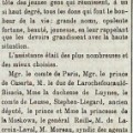 Article de presse sur le mariage du marquis de Morès dans le Courrier Cannes. 1882 (Jx5)