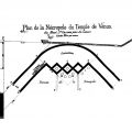 Plan de la n�cropole du Mont-St-Cassien (p.11 BH385, Cannes, ses lointaines origines)