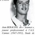 Portrait de Jean B�raudo joueur de l'AS Cannes (BH837)