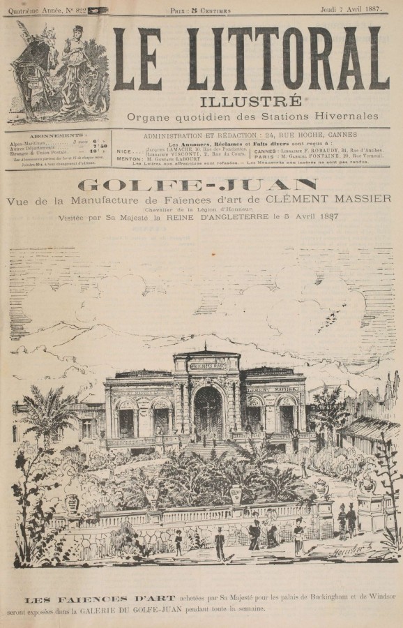 Une du Littoral illustr, 7 avril 1887 (Jx45_p1)