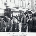 Défilé des miliciens rue d'Antibes, 1940-1942 (BH543)