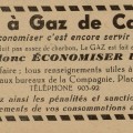 Article dans les Annuaires de Cannes sur l'économie de gaz, 1943 (Jx65)