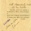 Avis du Service des requis civils, 1944 (4H54)
