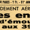 Extrait du journal Eclaireur de Nice. 1943 (4H47)