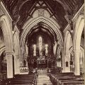 Intérieur ancien de la chapelle ou église St Georges (carte postale 2Fi1893)