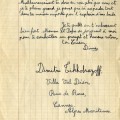 Lettre écrite pendant la guerre par Dimitri Tikhobrazov à son ami Nicolas, 1943 (64S16)