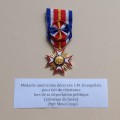 Médaille américaine décernée à M.Evangelista pour fait de résistance (prêt de Madame CRESPI)