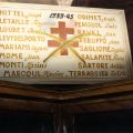 Liste de membres des FFI, plaque sise à l'église Notre-Dame d'Espérance (32Fi646)