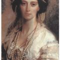 Portrait de l'impératrice, Maria Alexandrovna, femme du tsar Alexandre II (32Fi1029, reproduction, copie d'atelier Winterhalter )