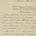 Avril 1925, lettre de détresse d'un ancien colonel (2J42)