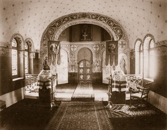 Chapelle prive russe de la villa Alexandra, consacre  Mme Skrypitzine (19S11_17)