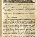 Proclamation du Directoire, congr�s de Rastadt, 6 mai 1799, 1 (1A14, Bulletin des lois, n�274)