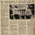 Article Nice-Matin de 1969, maison des réfugiés russes (60W27 ® journal NM)