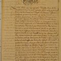 Inventaire aprs dcs de Madame de Saint Mars, 1re page (extr. document AN)
