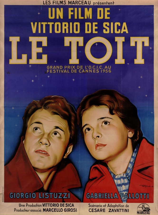 "Le toit" Grand prix de l'Office catholique, Vittorio de Sica, festival 1956 (DR)