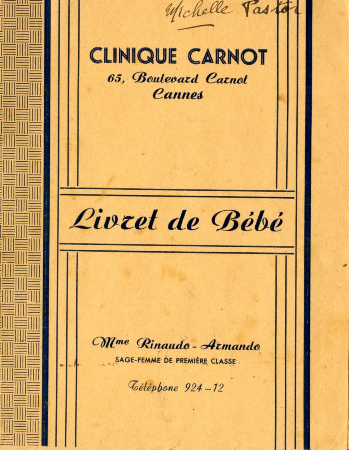 Clinique Carnot, livret de bb, coll. prive