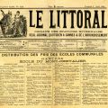 Prix affichs dans la presse pour l'cole du Suquet, Le Littoral, 1888