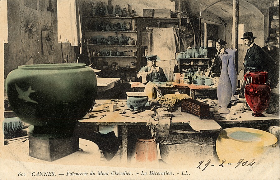 Faencerie du Montchevalier, AMC 2Fi1939, CP colorise