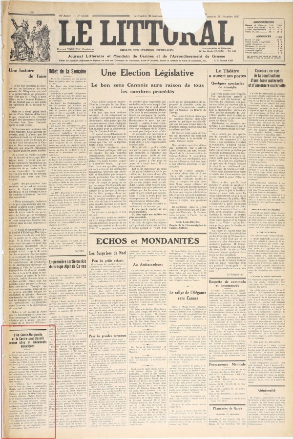Classement annonc par la presse en 1930 (Jx45_1930_1)