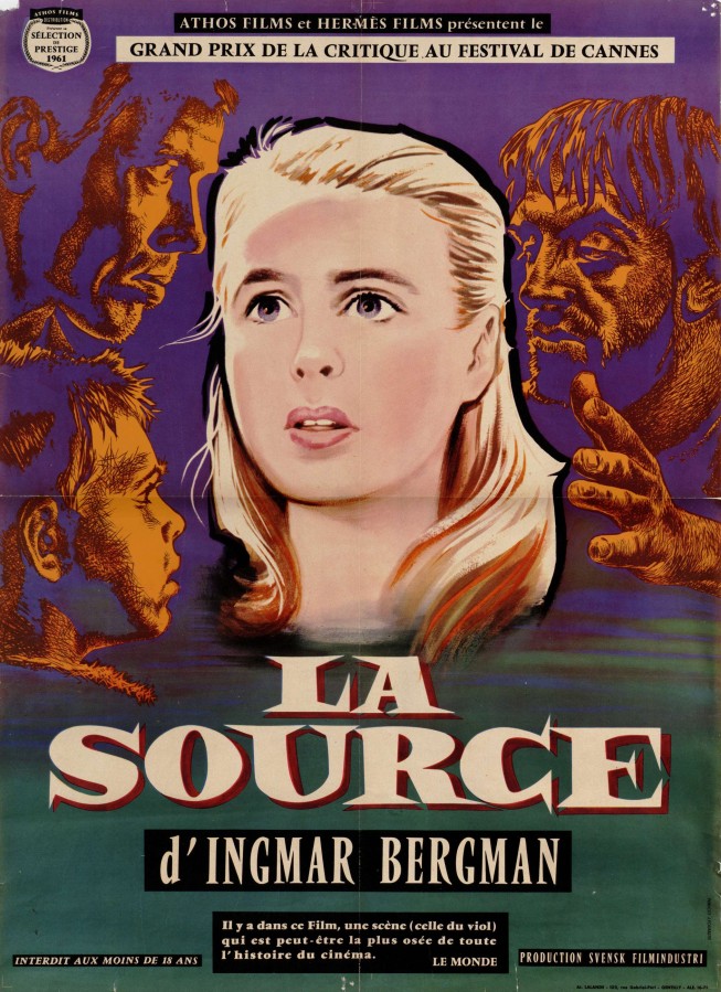 Film de Bergman, d'aprs une lgende sudoise du XIVe, "La Source", 1960