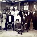 Le personnel du restaurant fameux de La R�serve en Pointe Croisette, 1911
