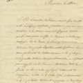 Avertissement du sous-prfet, lettre de 1818 (AMC 1J68)