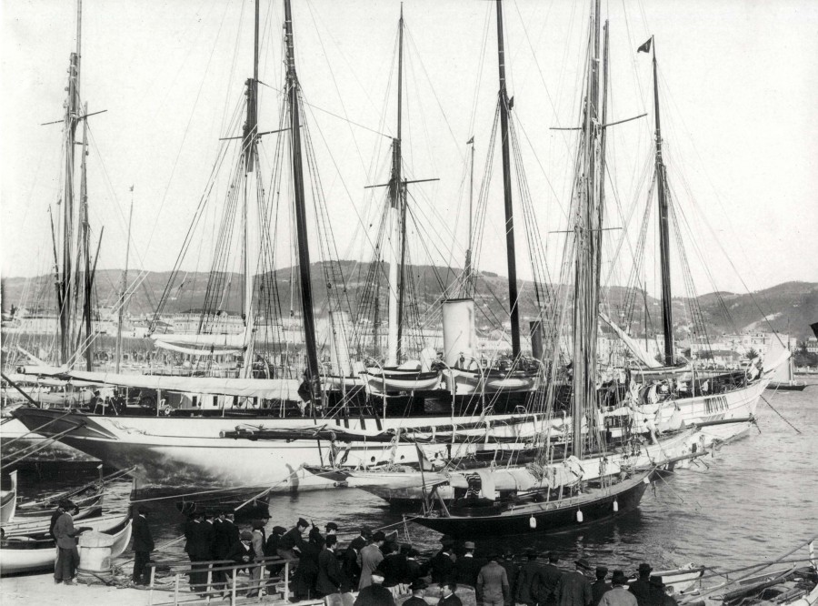 1896, quai Saint Pierre, navires (AMC 58Fi38)