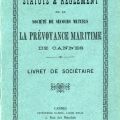 La Pr�voyance Maritime, 1898-1905 (AMC 5Q31)