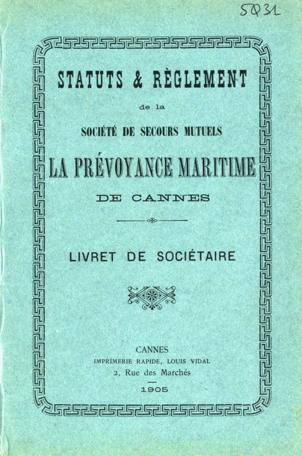 La Prvoyance Maritime, 1898-1905 (AMC 5Q31)
