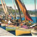 Vieux port de Cannes, barques ou pointus (AMC 44Fi199_11 - 66S3)